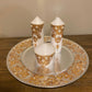Golden Dreams- Henna Inspired Candle and Thaali Plate Set